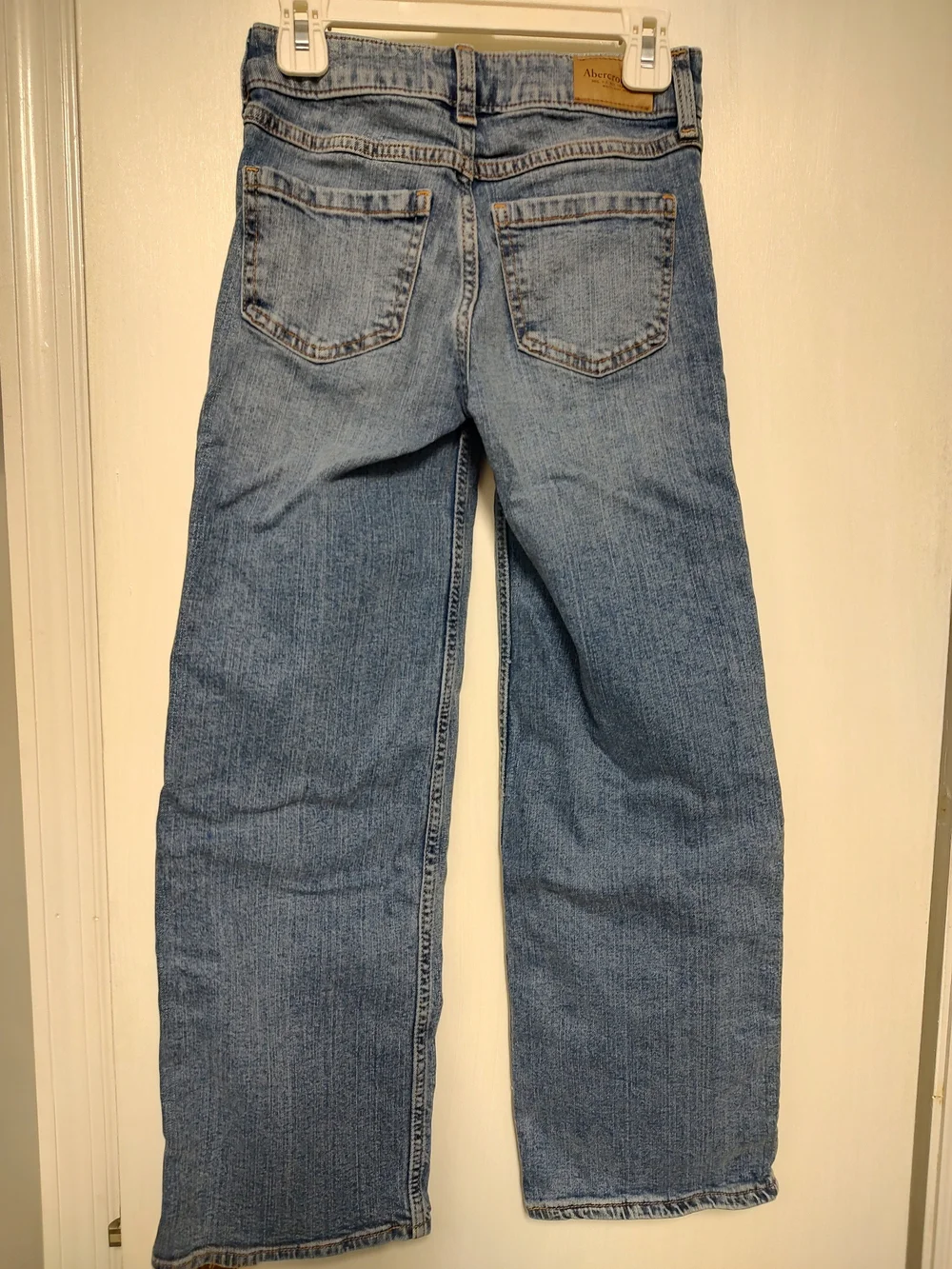 abercrombie kids High Rise Wide Leg Jean